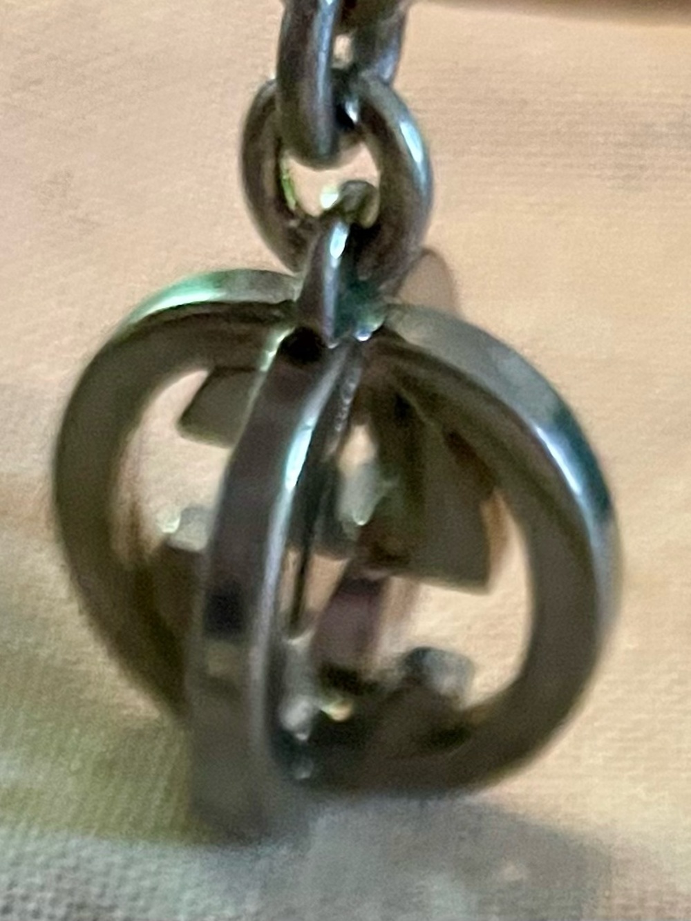 Gucci, authentic Silver Interlocking GG Pendant Necklace - Picture 6 of 6